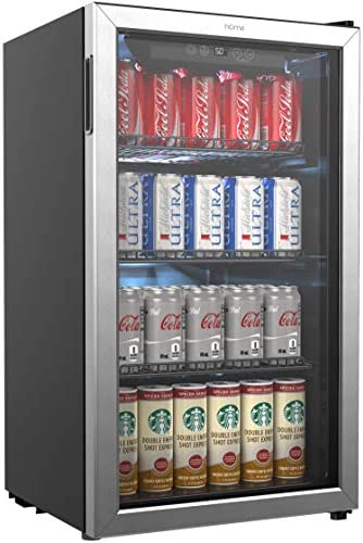 Beverage Refrigerator and Cooler �� 120 Can Mini Fridge