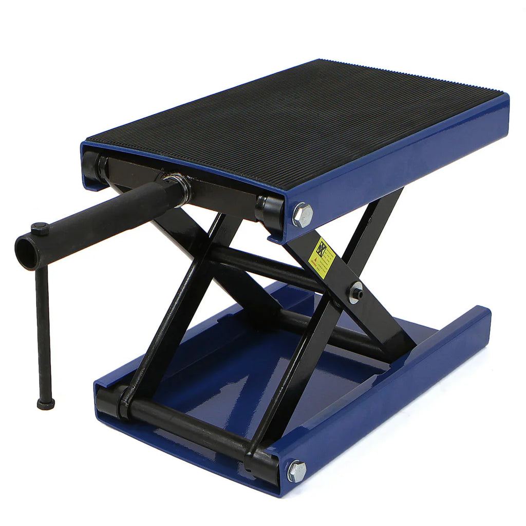 Heavy Duty Motorcycle Jack Center Scissor Lift 1100lbs Dolly Table