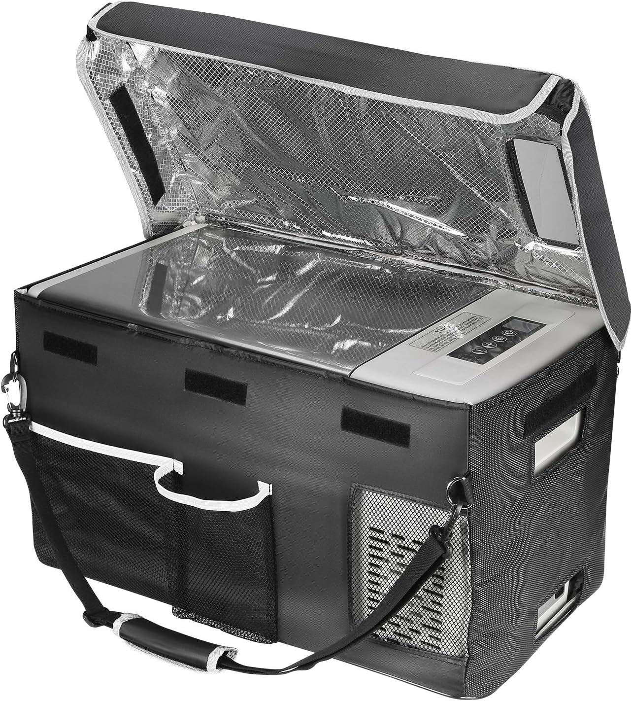 12 Volt Refrigerator 12V Car Fridge 23 Quart Portable Freezer Compressor Cooler 12/24V DC 110~240 Volt AC for Truck Van RV Camper SUV Travel Camping Road Trips Tailgating -7��~50��