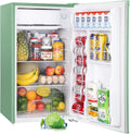 3.2 Cu.Ft Mini Fridge with Freezer �� Single Door Compact Refrigerator for Dorm, Bedroom, or Office �� Adjustable Thermostat, Black