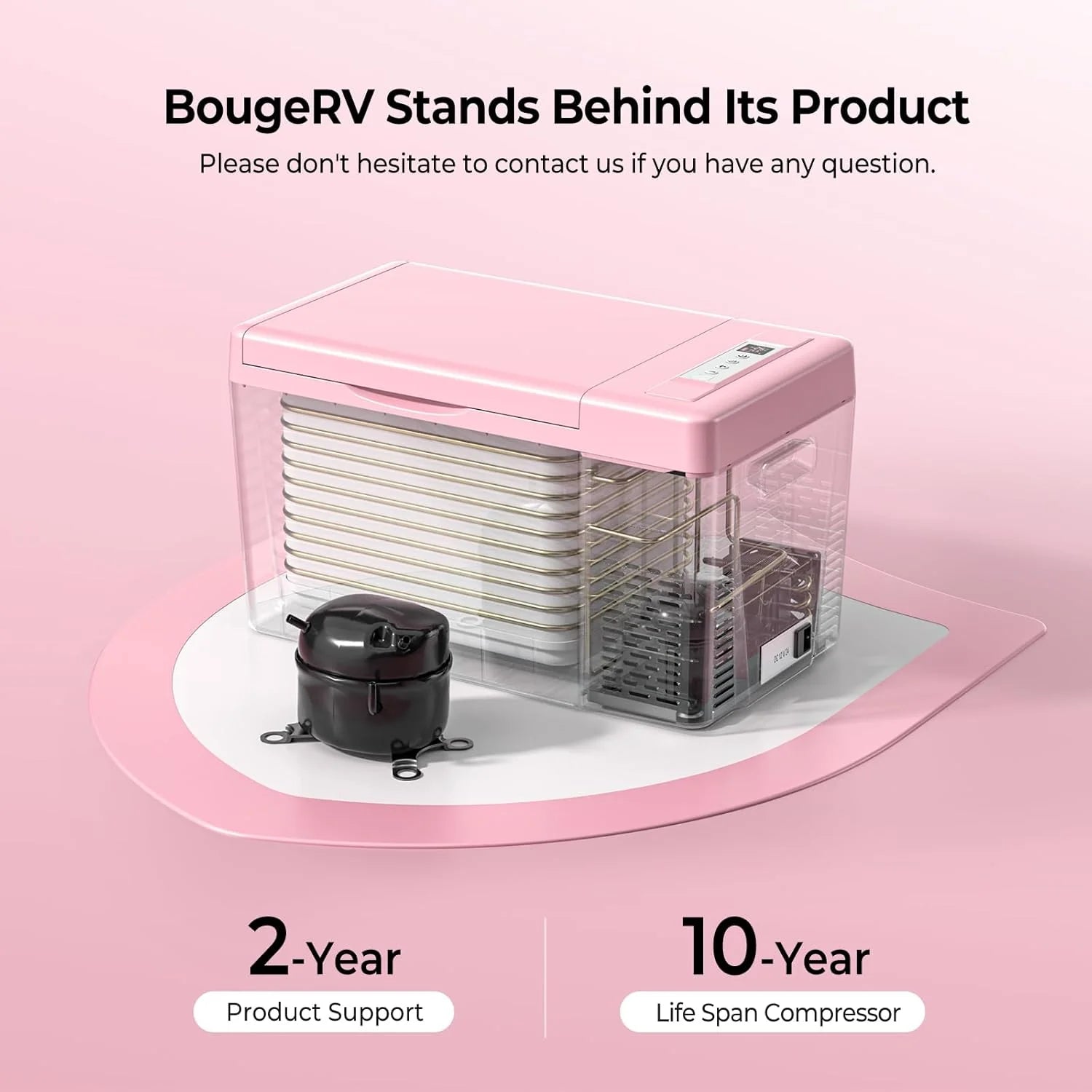 12 Volt Refrigerator 12V Car Fridge 23 Quart Portable Freezer Compressor Cooler 12/24V DC 110~240 Volt AC for Truck Van RV Camper SUV Travel Camping Road Trips Tailgating -7��~50��