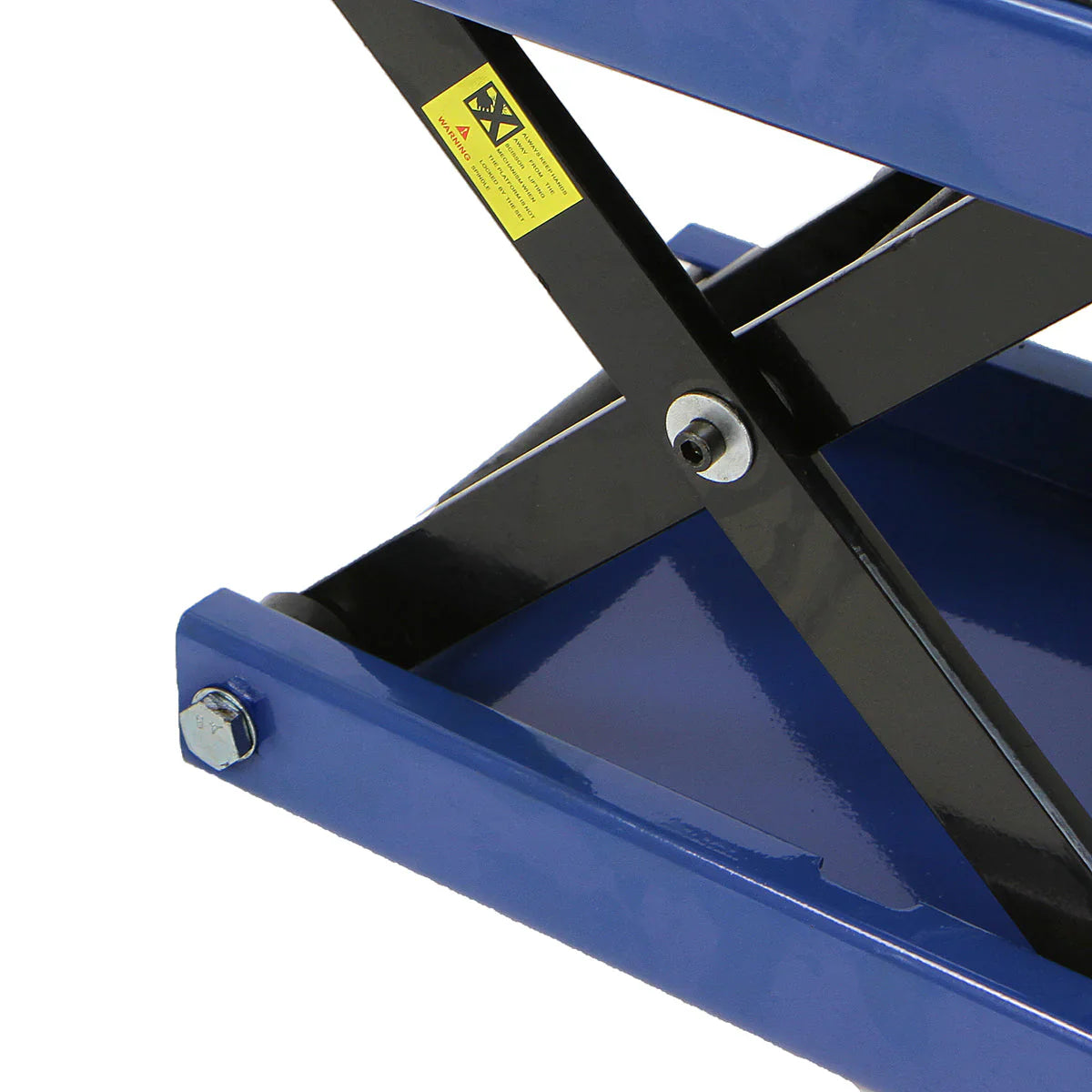 Heavy Duty Motorcycle Jack Center Scissor Lift 1100lbs Dolly Table