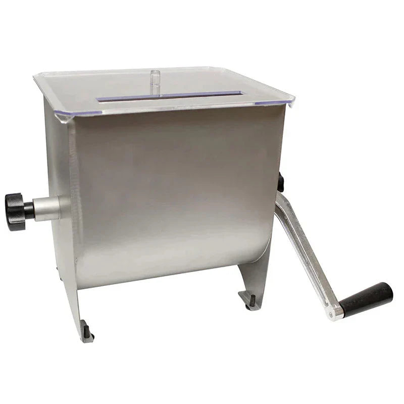 Manual Meat Mixer �� 20 lb Sausage Mixer Machine with Lid, Ideal for Ground Beef Processing