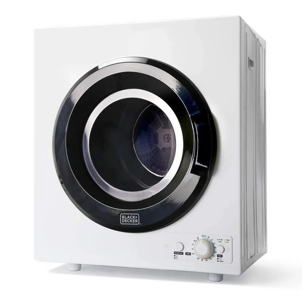 3.5 Cu. ft. Portable Dryer �� White Black