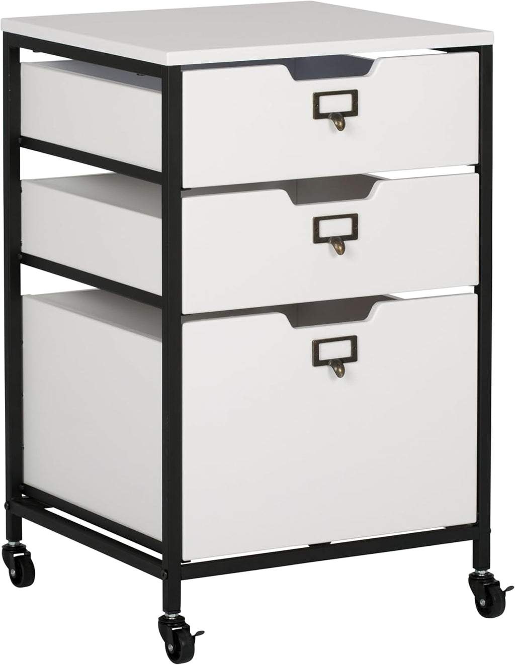 4-layer portable storage organizer box, suitable for bathrooms, kitchens, handicrafts, home offices or laundry rooms. The color is charcoal grey/white.