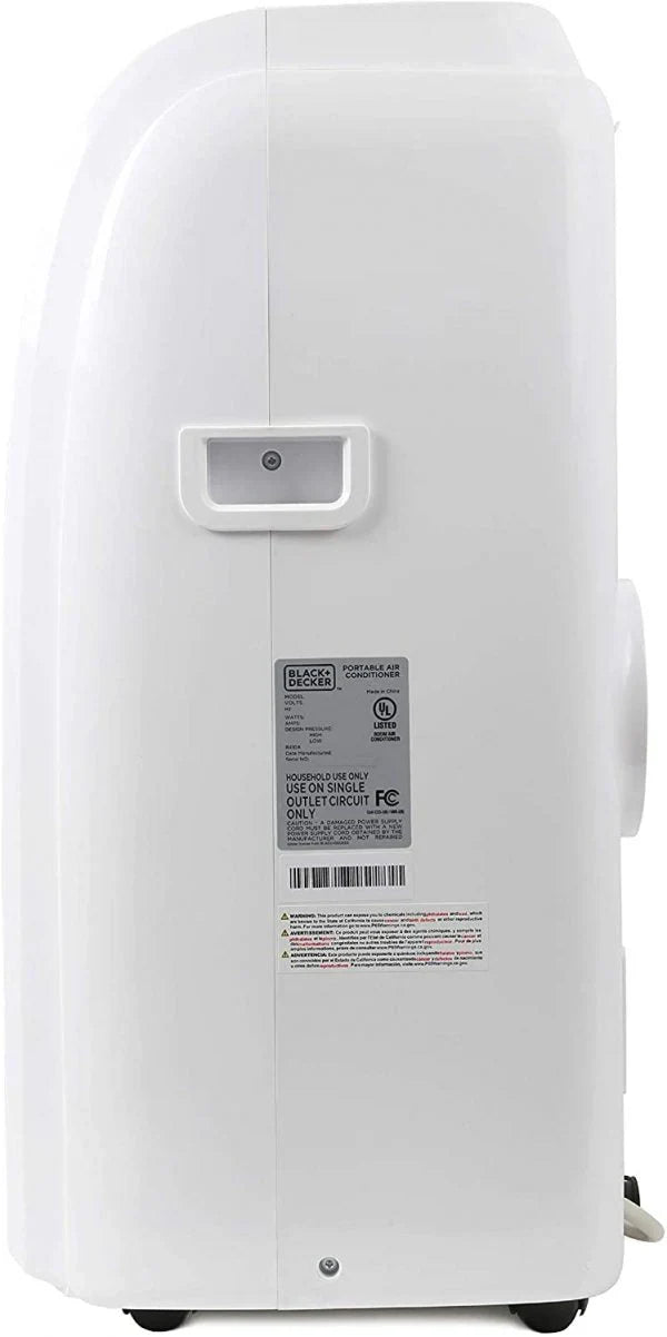 14,000 BTU Portable Air Conditioner with Heat and Remote Control, White